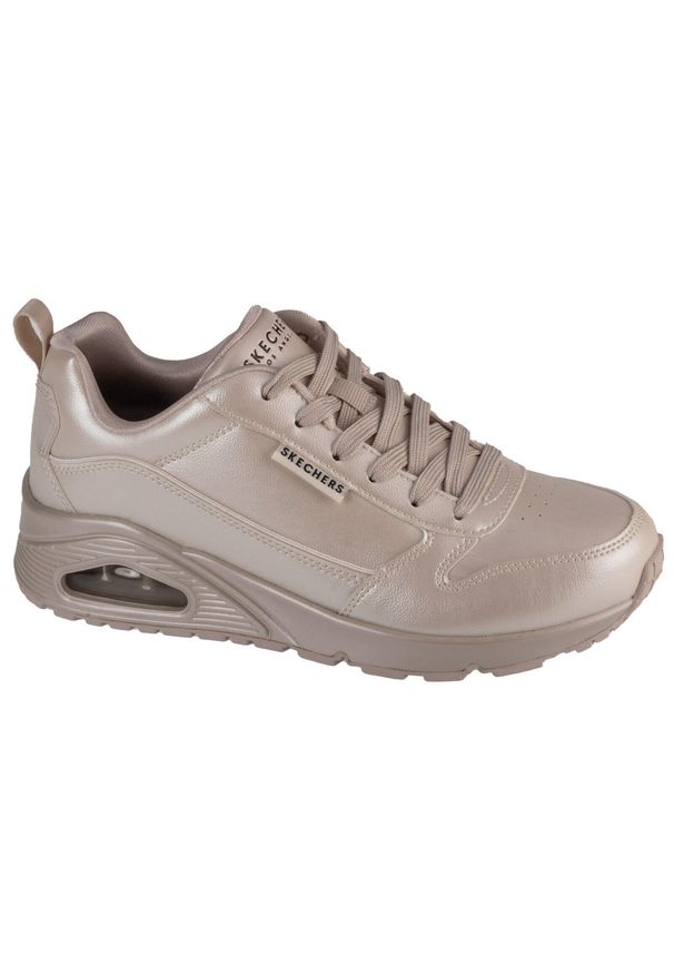 skechers - Tenisówki Skechers Model Uno - Galactic Gal Kolor Biały. Kolor: szary. Materiał: materiał, tkanina, syntetyk. Model: Skechers Sport. Sport: turystyka piesza