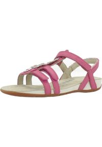 Clarks - Sandały CLARKS RIO DANCE INF Rose. Kolor: różowy. Materiał: syntetyk, skóra. Sezon: lato