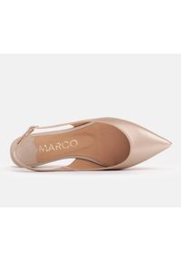 Marco Shoes Sandały z naturalnej skóry w kolorze złotym 1965P-1232-1 beżowy. Okazja: na co dzień. Kolor: wielokolorowy, beżowy, złoty. Materiał: skóra. Styl: casual #3