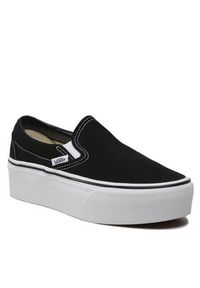 Vans Tenisówki Classic Slip-On VN0A7Q5RBMX1 Czarny. Zapięcie: bez zapięcia. Kolor: czarny. Materiał: materiał #2