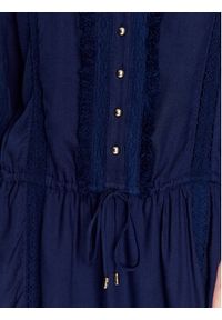 Melissa Odabash Sukienka koszulowa Scarlett HS Granatowy Regular Fit. Kolor: niebieski. Materiał: wiskoza. Typ sukienki: koszulowe