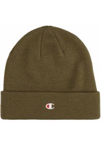 Czapka Champion Beanie Cap 806065. Kolor: zielony. Sezon: zima, jesień. Styl: sportowy #1