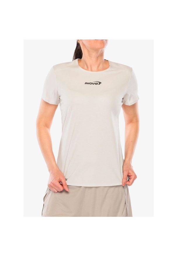 Koszulka do biegania damska Inov-8 Airlite Pro Short Sleeve T-Shirt. Kolor: beżowy