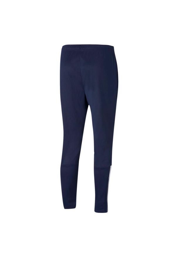 Spodnie męskie Puma teamLIGA Training Pants. Kolor: biały, wielokolorowy, niebieski