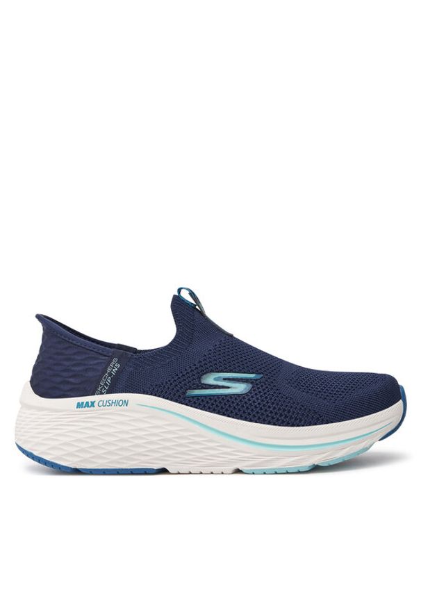 skechers - Skechers Sneakersy Skechers Slip-ins: Max Cushioning Elite 2.0 129611 Niebieski. Kolor: niebieski. Materiał: mesh, materiał