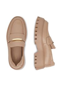 DeeZee Loafersy HY19001-2 Beżowy. Kolor: beżowy. Materiał: skóra #2