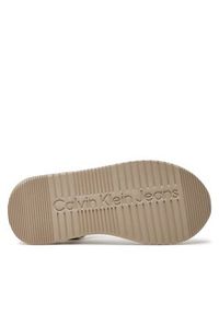 Calvin Klein Jeans Sandały Sandal Velcro Webbing Dc YW0YW01353 Beżowy. Kolor: beżowy. Materiał: materiał #5