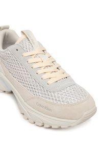 Calvin Klein Sneakersy Hike Runner Lace Up Techmix YW0YW02030 Écru. Materiał: skóra #2