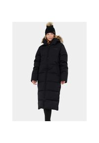 FUNDANGO - Kurtka Zimowa Damska Fundango Meganne. Kolor: czarny. Materiał: futro, puch. Sezon: zima. Sport: turystyka piesza #1