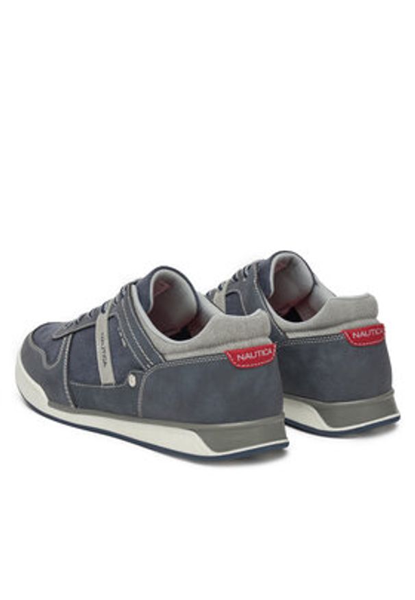 Nautica Sneakersy 24SC055 Granatowy. Kolor: niebieski. Materiał: materiał