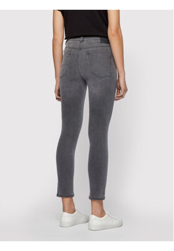 BOSS - Boss Jeansy Skinny Fit Crop 1.0 Stone 50439258 Szary Skinny Fit. Kolor: szary. Materiał: jeans