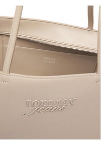 Tommy Jeans Torebka Tjw Must Tote AW0AW18455 Beżowy. Kolor: beżowy. Materiał: skórzane #6