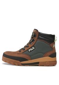 Fila Trapery Grunge Ii Cvs Mid FFM0267.73079 Brązowy. Kolor: brązowy. Materiał: nubuk, skóra