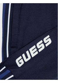 Guess Spodnie dresowe L2BQ18 KBCN2 Granatowy Regular Fit. Kolor: niebieski. Materiał: syntetyk #3