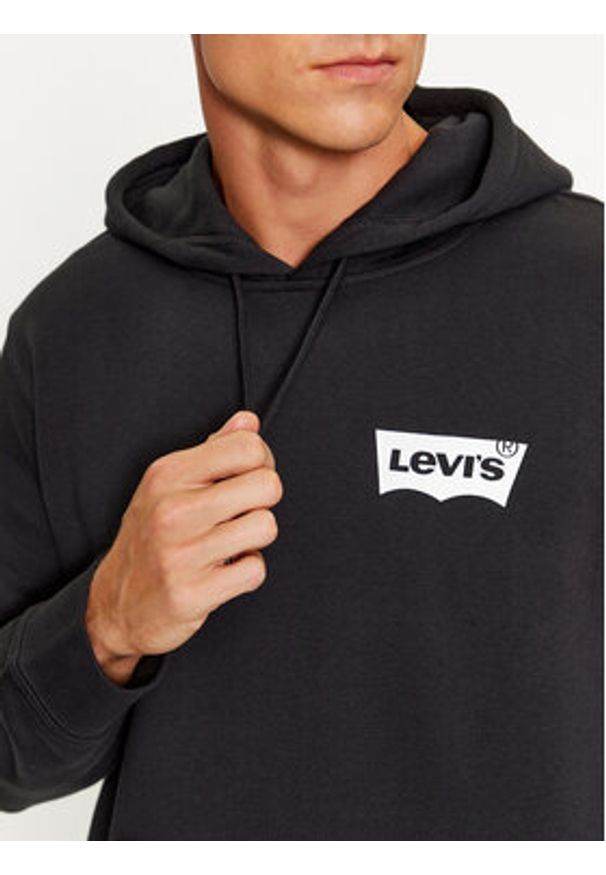 Levi's® Bluza Standard Graphic 38424-0080 Czarny Standard Fit. Kolor: czarny. Materiał: bawełna