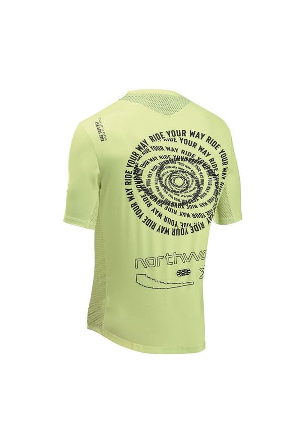 Koszulka rowerowa enduro NORTHWAVE Edge 2 Jersey. Kolor: czarny, wielokolorowy, żółty. Materiał: jersey. Sport: fitness, kolarstwo