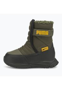 Puma - Śniegowce dziecięce PUMA Nieve Boot WTR AC Inf. Kolor: zielony. Sezon: zima