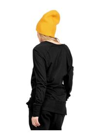 ROBERT KUPISZ - Czarny t-shirt Now. Kolor: czarny. Materiał: dresówka, bawełna. Długość rękawa: długi rękaw. Długość: długie. Wzór: kolorowy. Sezon: lato #3