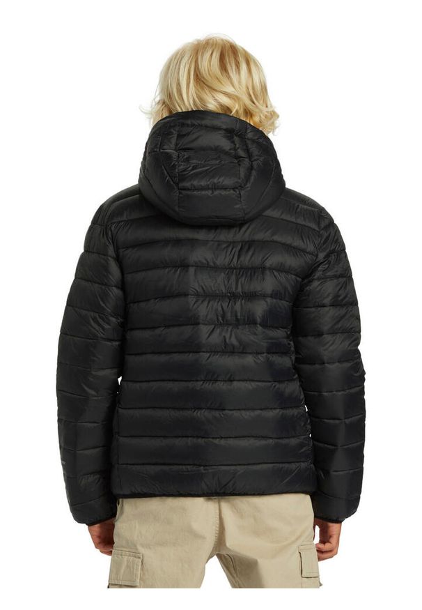 Quiksilver - Kurtka ocieplająca dla Chłopcy SCALY Czarny. Okazja: na co dzień. Kolor: brązowy, zielony, wielokolorowy. Materiał: nylon, materiał. Styl: młodzieżowy, casual