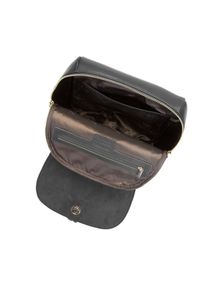 Wittchen - Damski plecak skórzany z paskami. Kolor: czarny. Materiał: skóra. Wzór: haft, paski, aplikacja. Styl: casual, elegancki #4