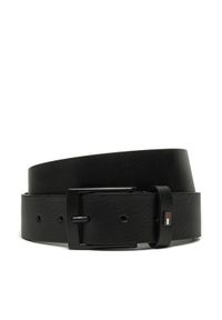 TOMMY HILFIGER - Tommy Hilfiger Pasek Męski Adan 3.5 Ext AM0AM13014 Czarny. Kolor: czarny. Materiał: skóra #1