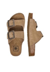 G-Star RAW - G-Star Raw Klapki CWB-WS-1128-50-S Beżowy. Kolor: beżowy. Materiał: skóra, zamsz #5