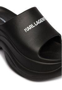 Karl Lagerfeld - KARL LAGERFELD Klapki KL88900A Czarny. Kolor: czarny. Materiał: syntetyk. Szerokość buta: średnie #3