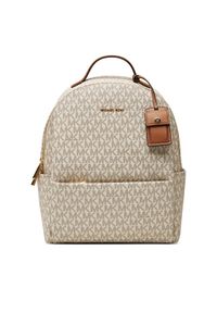 MICHAEL Michael Kors Plecak Sable 30T5G3XB2B Beżowy. Kolor: beżowy. Materiał: skóra