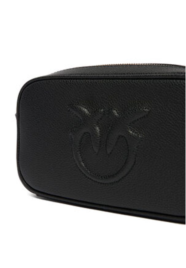 Pinko - PINKO Nerka Belt Bag Pelle Bottalata AI 25-26 PCPL 105354 A29Q Czarny. Kolor: czarny. Materiał: skóra