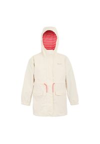 Dziecięca kurtka wodoodporna Regatta Ballina. Kolor: beżowy. Styl: elegancki, sportowy. Sport: turystyka piesza #1