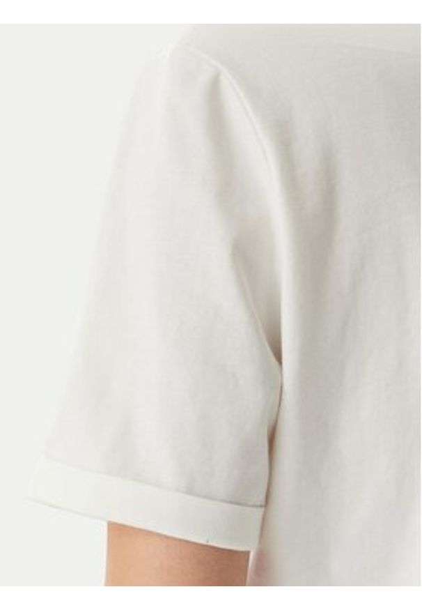 Morgan T-Shirt 261-DUROUJ Biały Regular Fit. Kolor: biały. Materiał: bawełna