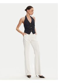 Fracomina Kamizelka FR25SJ5002W761D4 Granatowy Slim Fit. Kolor: niebieski. Materiał: syntetyk #5