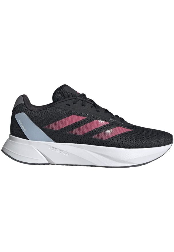 Adidas - Buty damskie adidas Duramo SL. Kolor: czarny, wielokolorowy, różowy. Materiał: materiał. Sport: bieganie