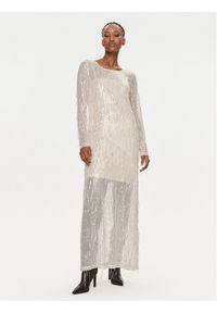 Herskind Sukienka wieczorowa 4994989 Beżowy Regular Fit. Kolor: beżowy. Materiał: syntetyk. Styl: wizytowy #1