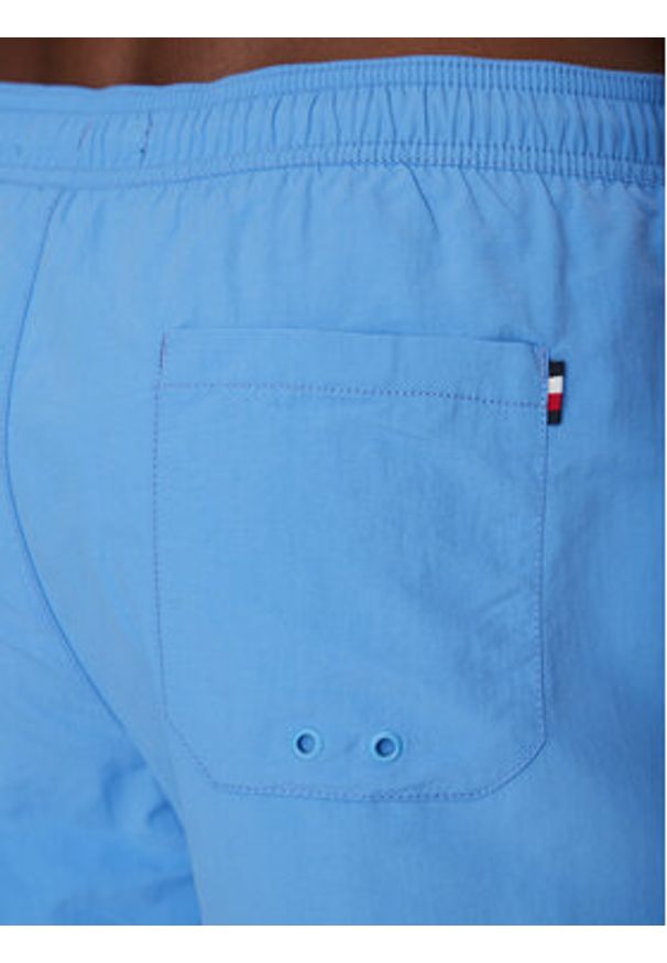 TOMMY HILFIGER - Tommy Hilfiger Szorty kąpielowe UM0UM03477 Niebieski Regular Fit. Kolor: niebieski. Materiał: syntetyk