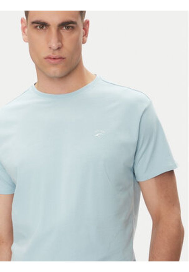 INDICODE T-Shirt Kloge 40-915 Niebieski Regular Fit. Kolor: niebieski. Materiał: bawełna