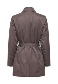 only - ONLY Trencz Valerie 15191821 Brązowy Regular Fit. Kolor: brązowy. Materiał: syntetyk #2