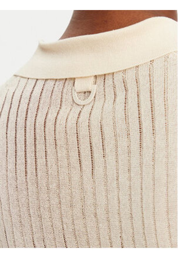 Marella Sweter Torbole 2513361145 Biały Slim Fit. Kolor: biały. Materiał: wiskoza