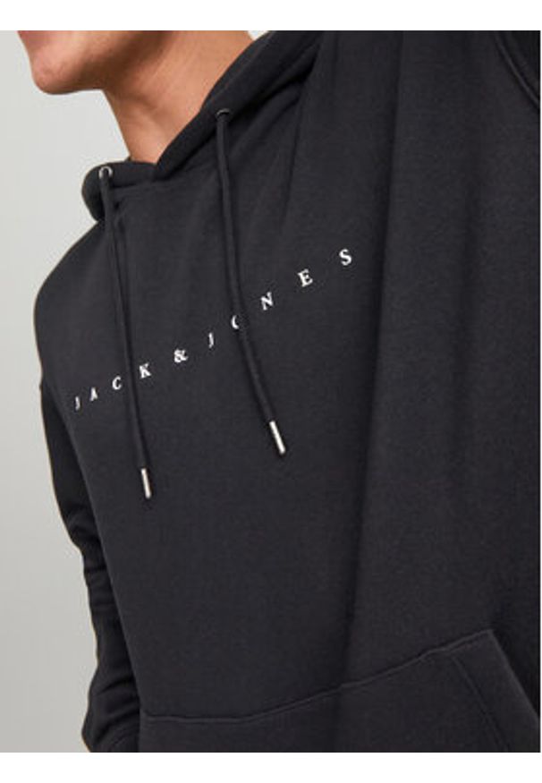 Jack & Jones Bluza 12233972 Czarny Relaxed Fit. Kolor: czarny. Materiał: syntetyk