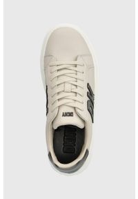 DKNY - Dkny sneakersy Marian kolor beżowy K2305134. Nosek buta: okrągły. Kolor: beżowy. Materiał: guma. Obcas: na platformie #3