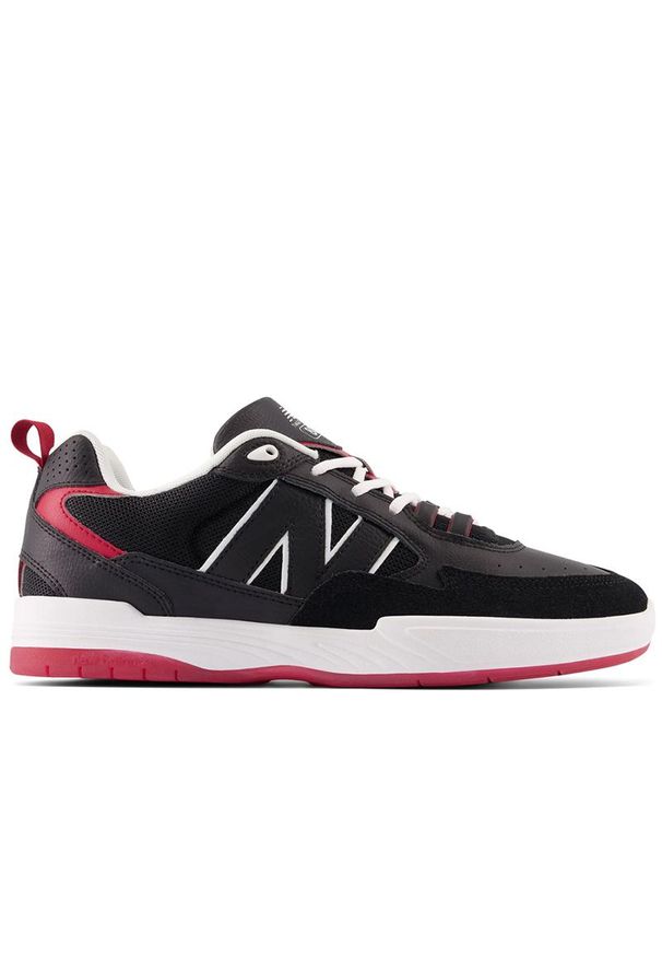 Buty New Balance Numeric NM808BRD - czarne. Kolor: czarny. Materiał: materiał, syntetyk, zamsz, guma. Szerokość cholewki: normalna. Sport: skateboard