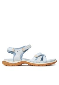 ecco - ECCO Sandały Offroad Roam 85330361245 Błękitny. Kolor: niebieski. Materiał: skóra, nubuk