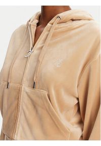 Juicy Couture Bluza Iccle JCWAS125308 Beżowy Loose Fit. Kolor: beżowy. Materiał: syntetyk