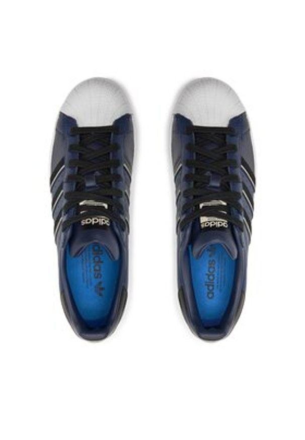 Adidas - adidas Sneakersy Superstar Shoes HQ2210 Granatowy. Kolor: niebieski. Materiał: skóra. Model: Adidas Superstar