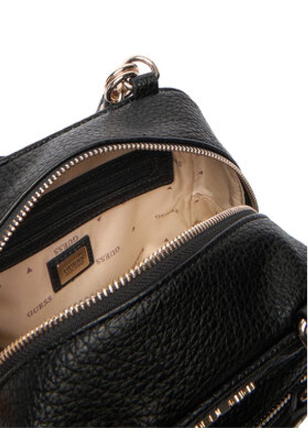 Guess Torebka Marsha HWBG95 01170 Czarny. Kolor: czarny. Materiał: skórzane