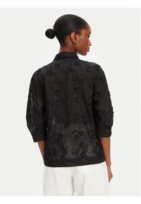 Munthe Koszula Pust 252101725225 Czarny Regular Fit. Kolor: czarny. Materiał: lyocell