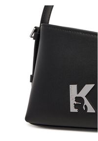 Karl Lagerfeld Jeans Torebka A3W30289 Czarny. Kolor: czarny. Materiał: skórzane #5