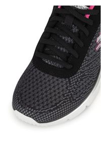 skechers - Skechers Sneakersy FASHION FIT - BOLD BOUNDARIES 12719 BKHP Czarny. Kolor: czarny. Materiał: materiał #3