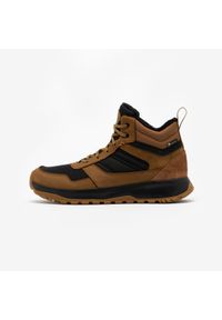 quechua - Buty turystyczne męskie Quechua NH500 skóra. Kolor: czarny, brązowy, wielokolorowy. Materiał: skóra. Szerokość cholewki: normalna. Sezon: zima. Sport: turystyka piesza, wspinaczka