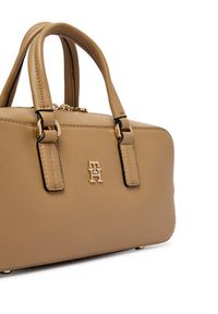 TOMMY HILFIGER - Tommy Hilfiger Torebka Th Daily Crossover AW0AW18378 Brązowy. Kolor: brązowy. Materiał: skórzane #4